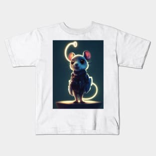 tough cyberpunk mice Kids T-Shirt